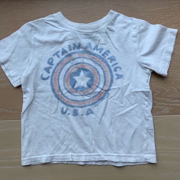 Gap kids captain America graphic baby tee size 3 - Picture 1 of 3